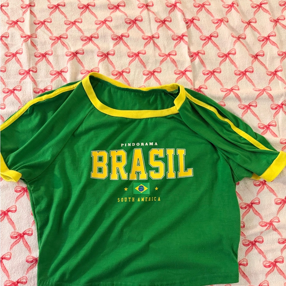 Green Brazil Women's Top